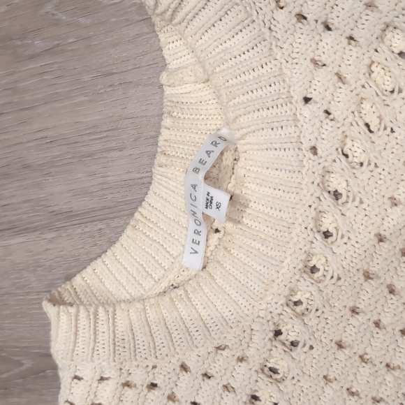 Veronica Beard Sade Ivory Sleeveless Knit Tank - Picture 10 of 12